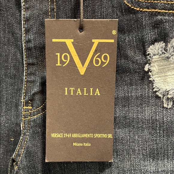 VERSACE 19•69 ABBIGIAMENTO SPORTIVO SRL Italia Sofia Bootleg Jeans 31 - Picture 3 of 16